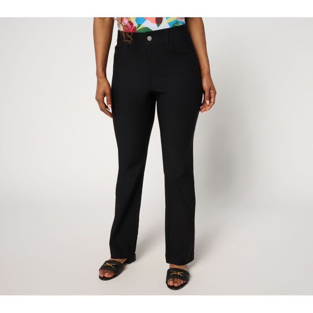 Truth + Style Women's Pants Sz 28 Pocket Trouser Black A691691
